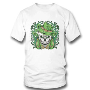 Lucky Irish Skull St Patricks Day Shirt, Hoodie