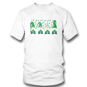 1 T Shirt St Patricks Day Gnomes Four Leaf Clover Shirt Hoodie