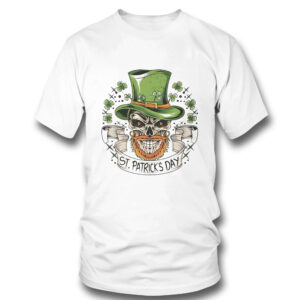 1 T Shirt St Patricks Day Irish Skull Shirt Hoodie