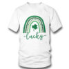 St Patricks Day Lucky Leopard Heart Shirt, Hoodie