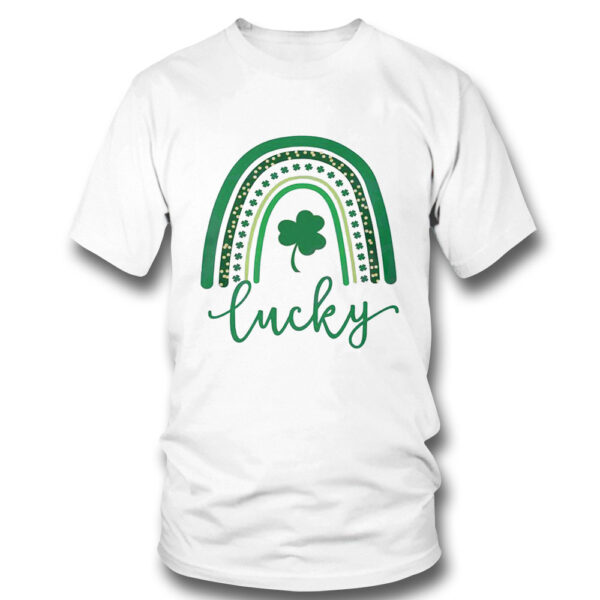 St Patricks Day Lucky Rainbow Shirt, Hoodie