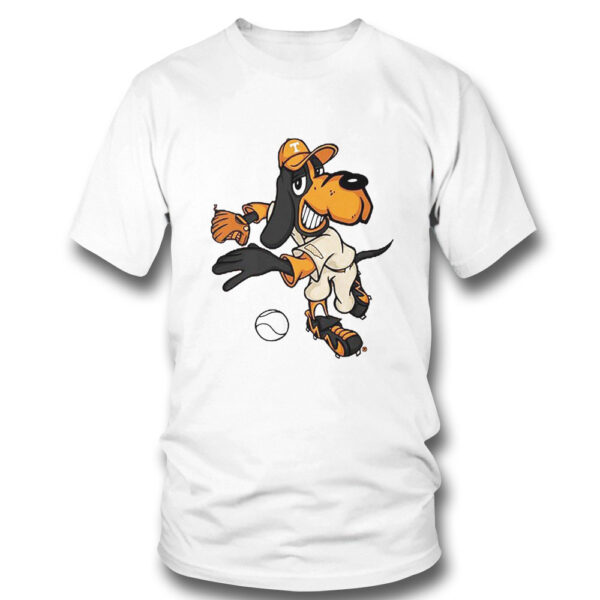 Tennessee Baseball Pitching Smokey Fleece T-Shirt