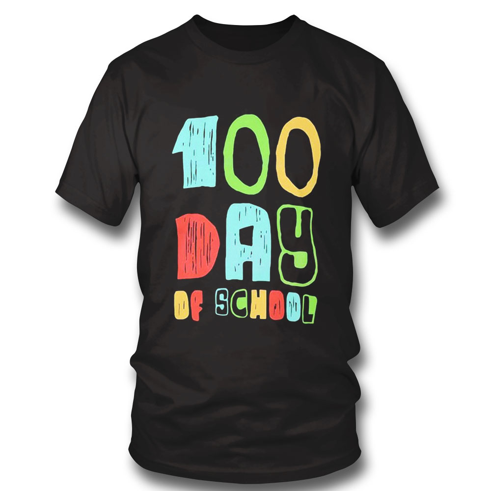 100 Day Of School For Teacher Shirt Ladies Tee