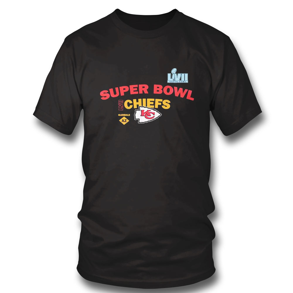Kansas City Chiefs Super Bowl Lvii Team Logo Shirt Ladies Tee