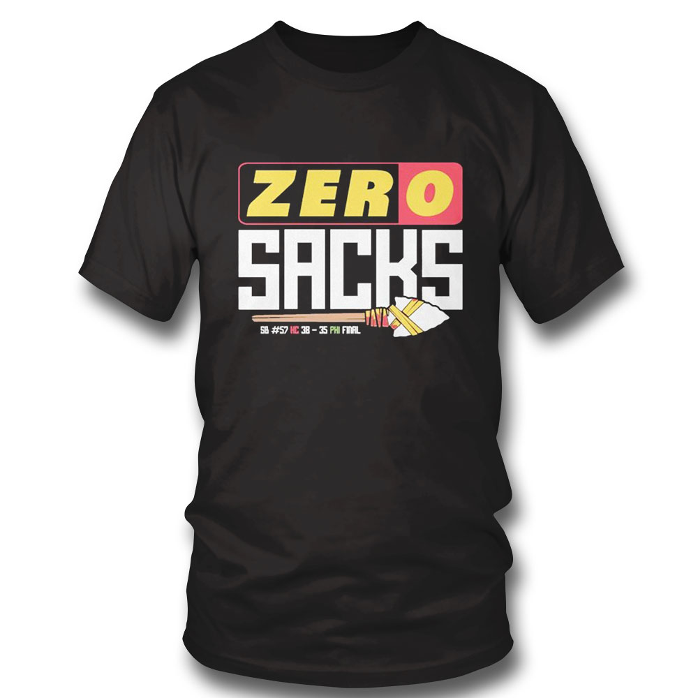 Kansas City Chiefs Zero Sacks Super Bowl Champions Shirt