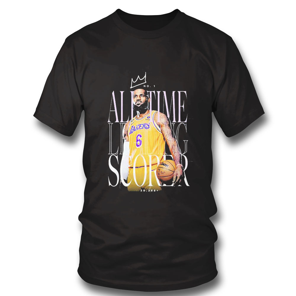 Lakers Nba All Time Leading Scorer 38388 Lebron James Shirt Ladies Tee