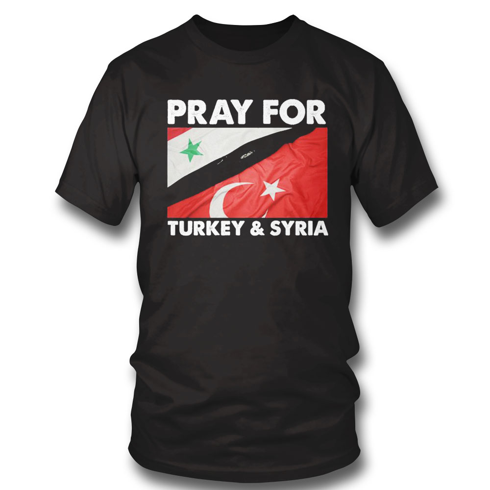 Official Pray For Turkey Shirt Ladies Tee