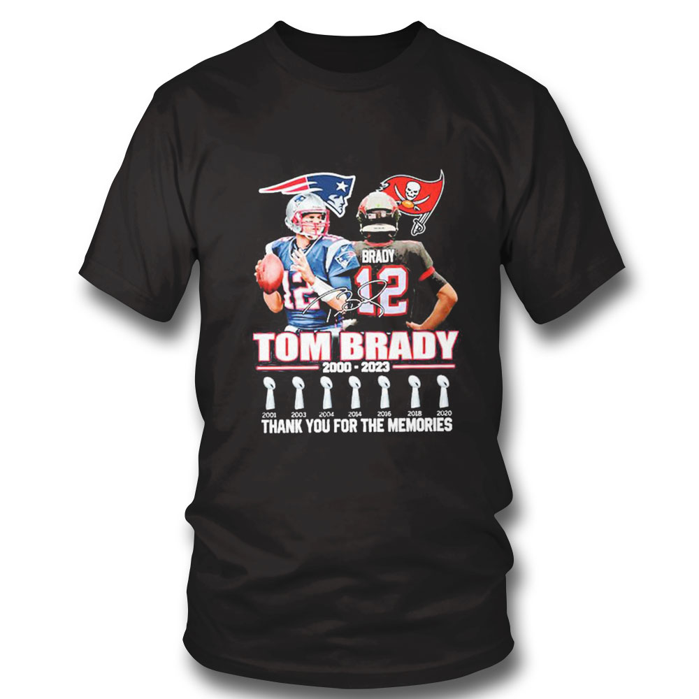 Tom Brady 22 Golden Years 2000 2022 Team Sport Shirt Ladies Tee