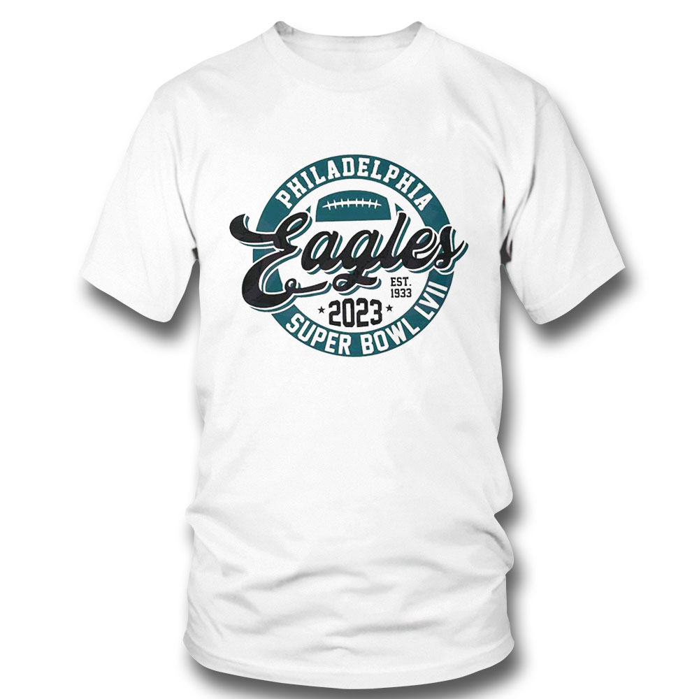 2023 Super Bowl Philadelphia Eagles Shirt Ladies Tee