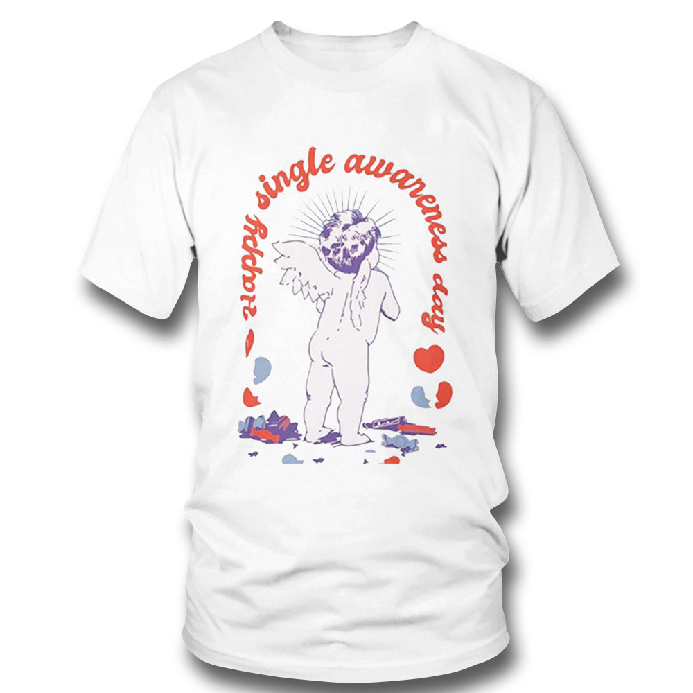 Anti Valentines Day Single Awareness Day Shirt Ladies T-shirt