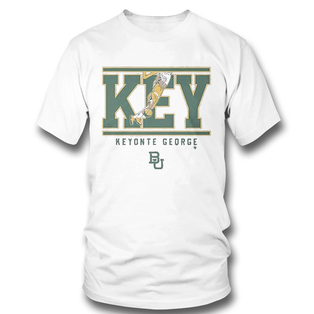 Baylor Basketball Keyonte George Key Shirt Ladies T-shirt