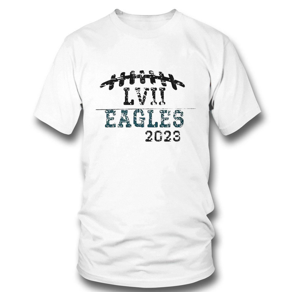 Distressed Grunge Lvii Eagles Football 2023 Shirt Longsleeve