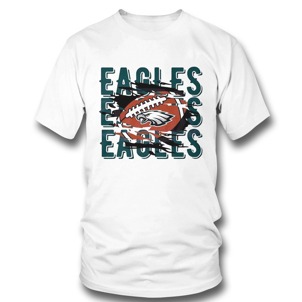 Eagles Football Logo Fans Shirt Ladies Tee