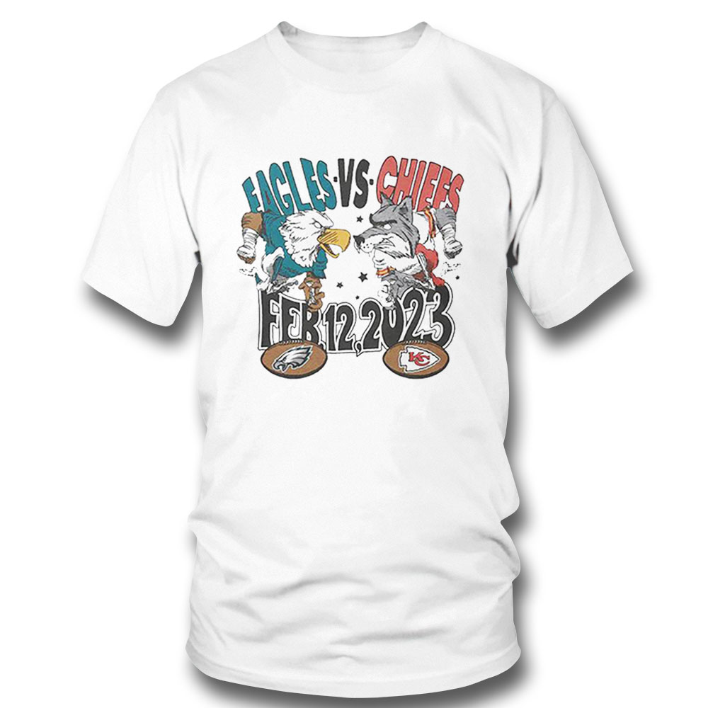 Eagles Vs Chiefs Feb 12 2023 Shirt Ladies T-shirt