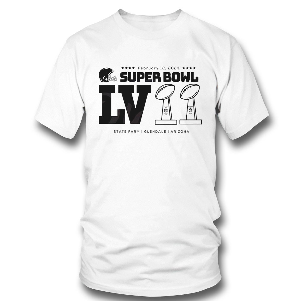 February 12 2023 Super Bowl Lvii Shirt Ladies Tee