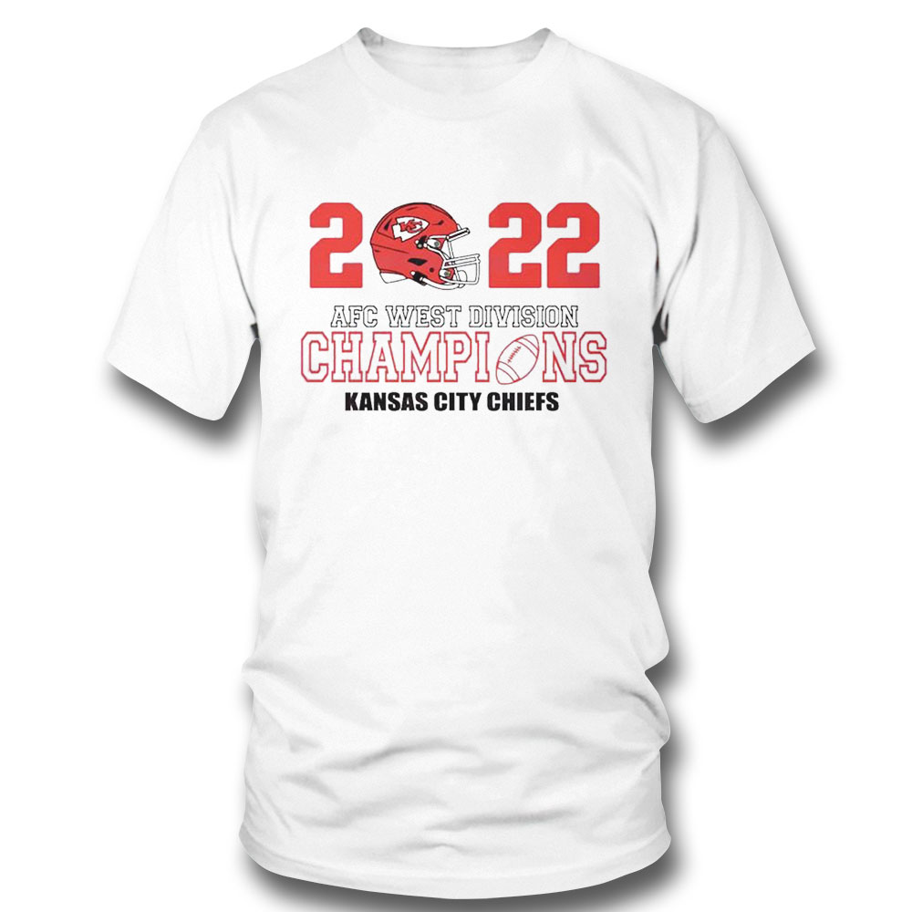 Go Chiefs 2022 Afc West Division Champions Kansas City Chiefs Shirt Ladies Tee