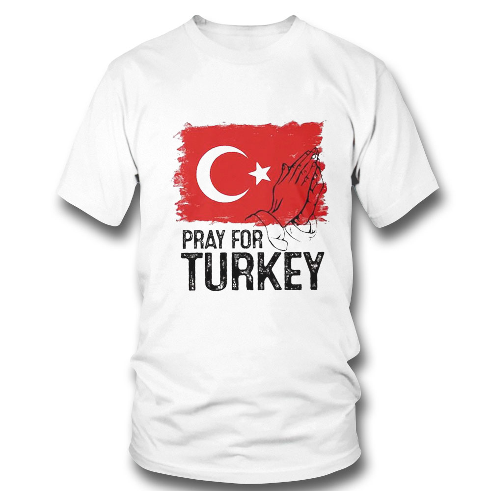 Hand Pray For Turkey Shirt Ladies Tee