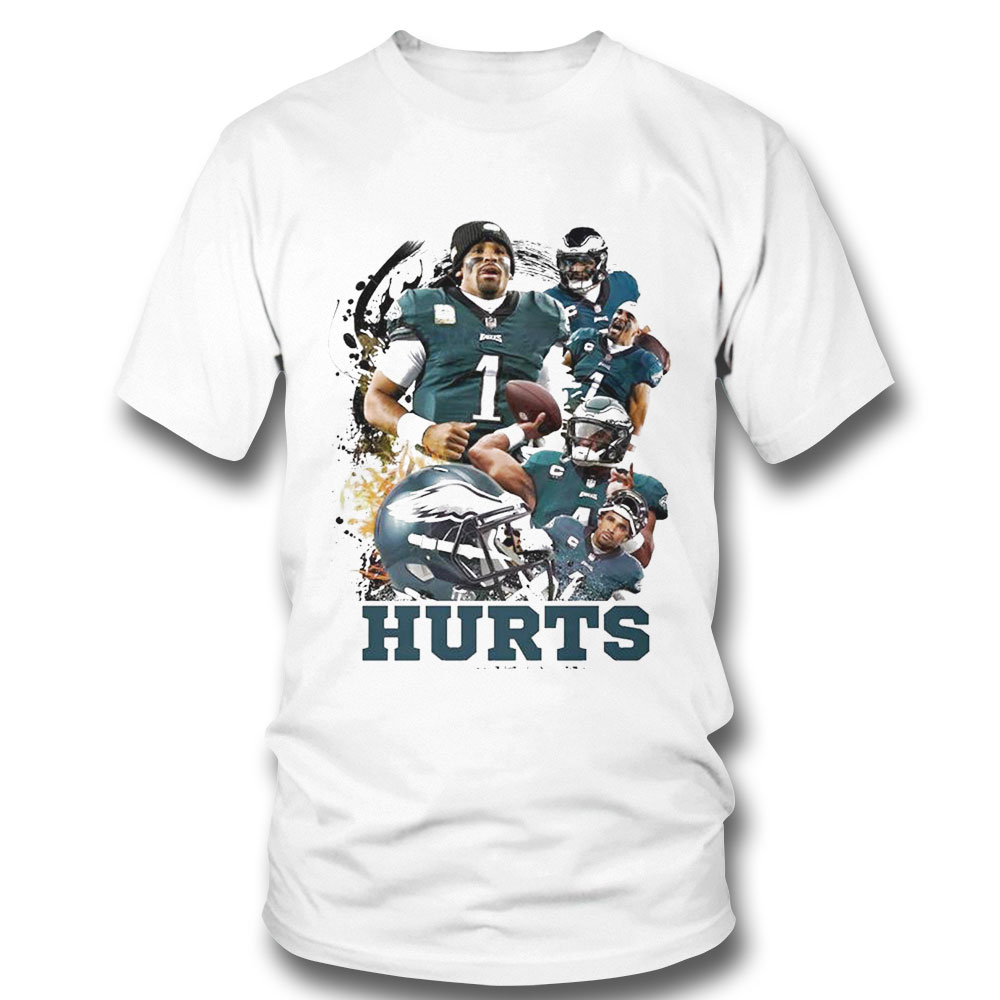Jalen Hurt Super Bowl Lvii Eagles Football Shirt Ladies Tee