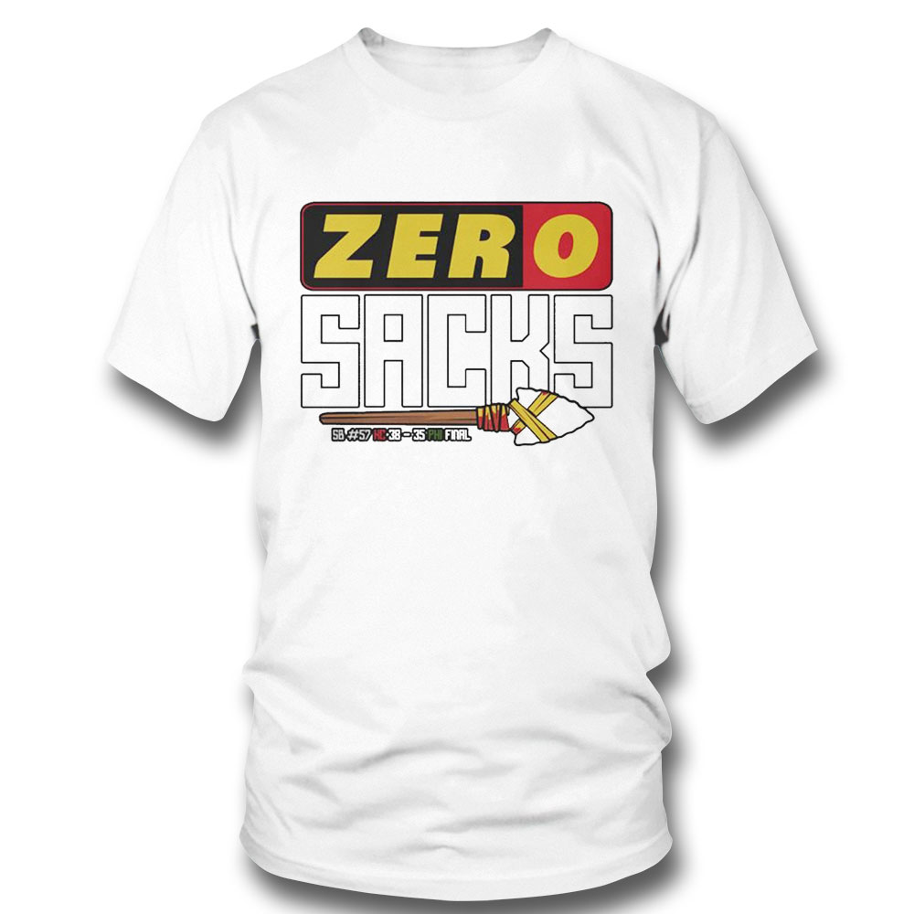 Kansas City Chiefs Zero Sacks Chiefs 38 35 Eagles Final Shirt
