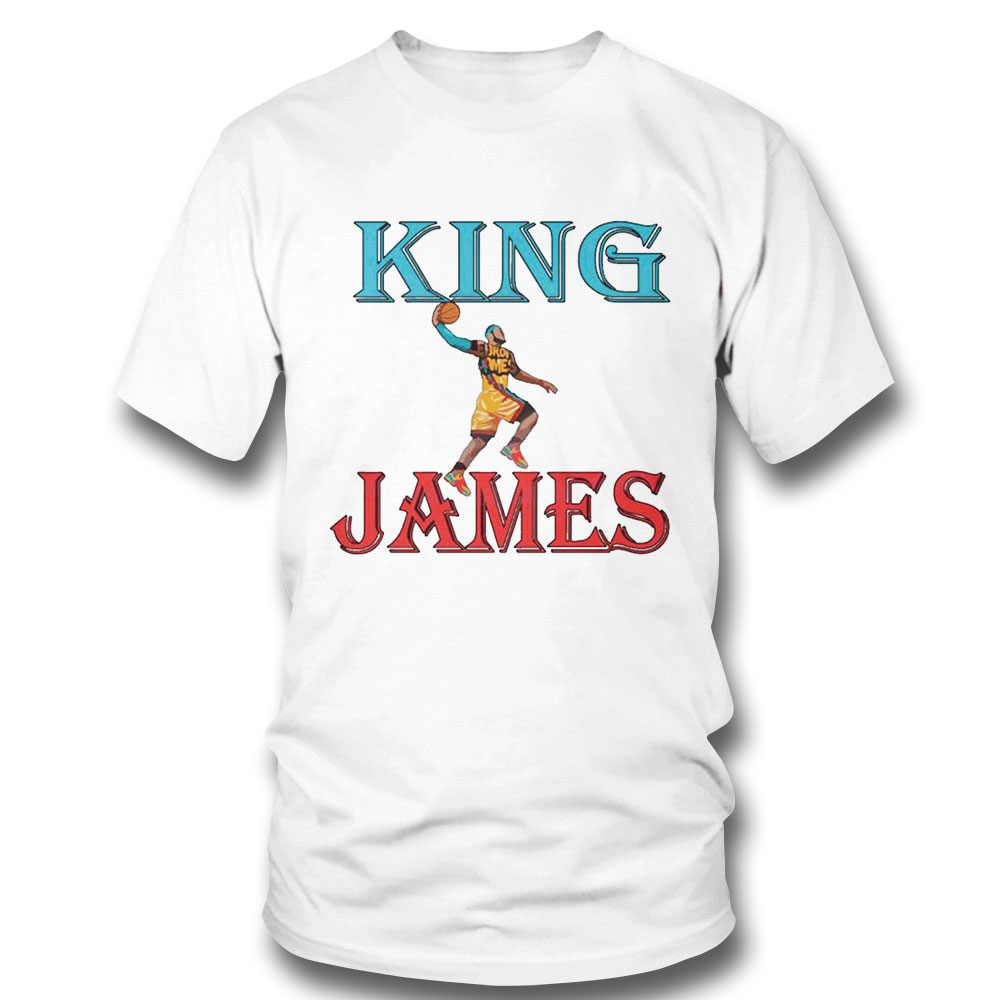 King James King Of Basketball Shirt Ladies Tee