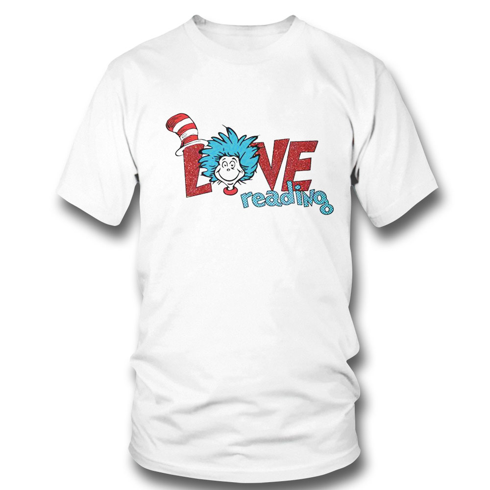 Love To Read Dr Seuss Day Shirt Ladies Tee