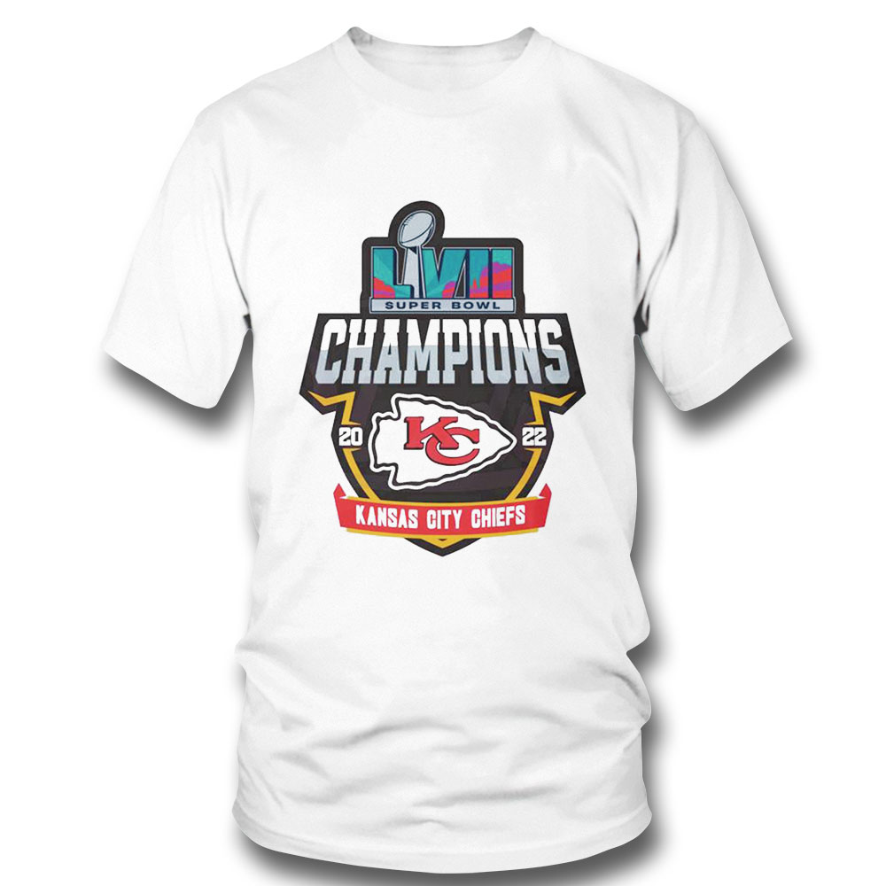 Kansas City Chiefs Super Bowl LVII Champions 2023 White T-Shirt