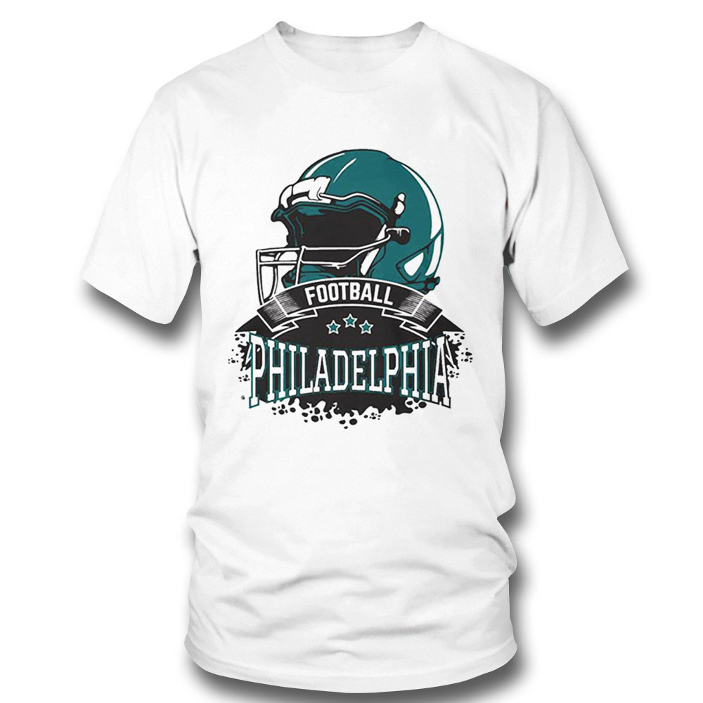 Philadelphia Football Eagles Helmet Shirt Ladies T-shirt