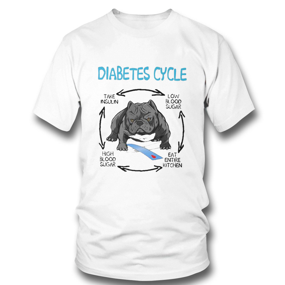 Pitbull Diabetes Cycle Take Insulin Low Blood Sugar High Blood Sugar Eat Entire Kitchen Shirt