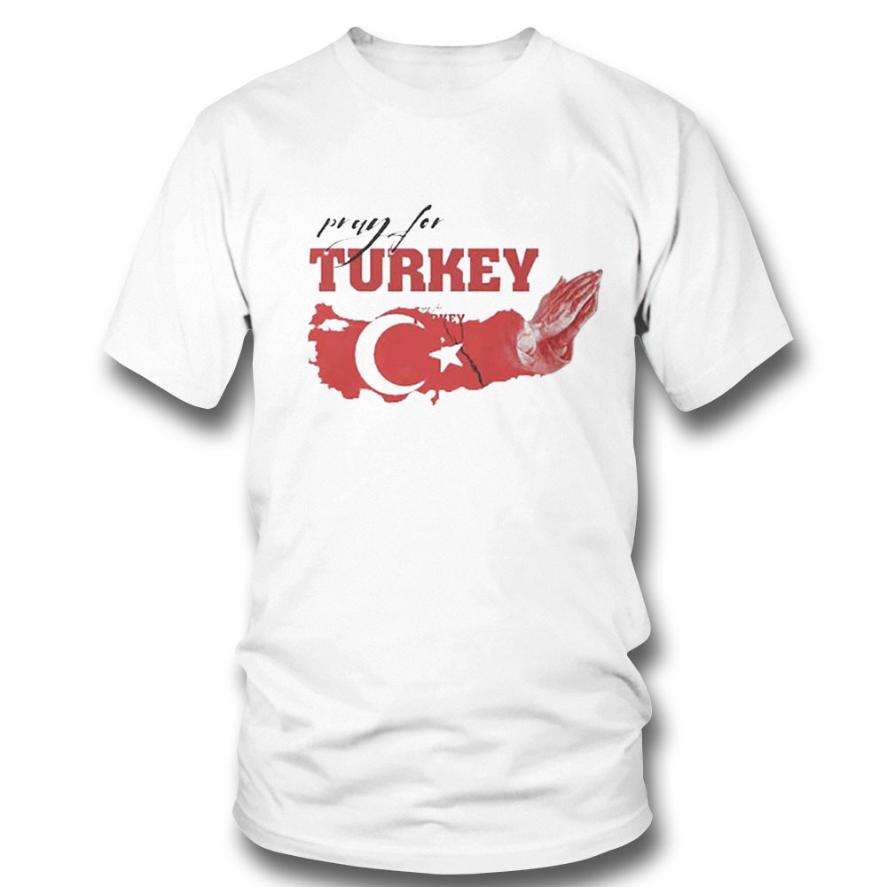 Pray For Turkey Support Earthquake Relief Efforts Shirt Ladies Tee