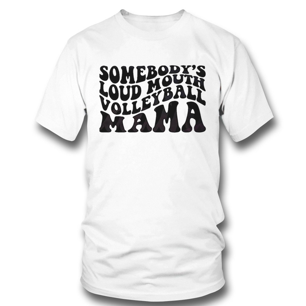 Somebodys Loud Mouth Softball Mama Shirt Ladies Tee