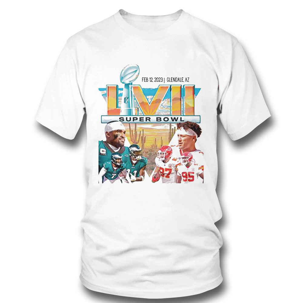 Super Bowl Kelce Vs Super Bowl Lvii Shirt Ladies Tee