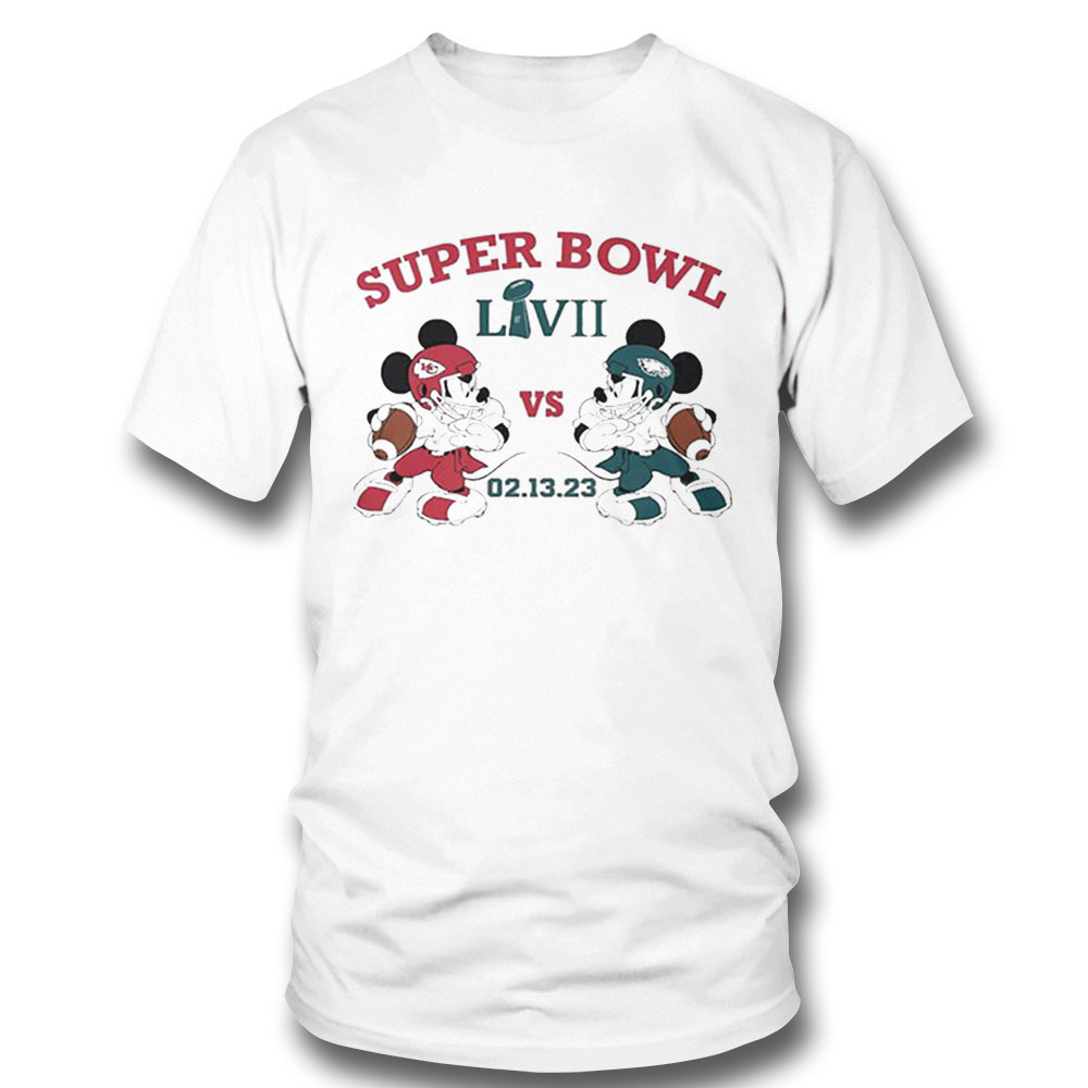 Super Bowl Lvii 2023 Tigers Philadelphia Eagles Vs Kansas City Chiefs Shirt Ladies T-shirt