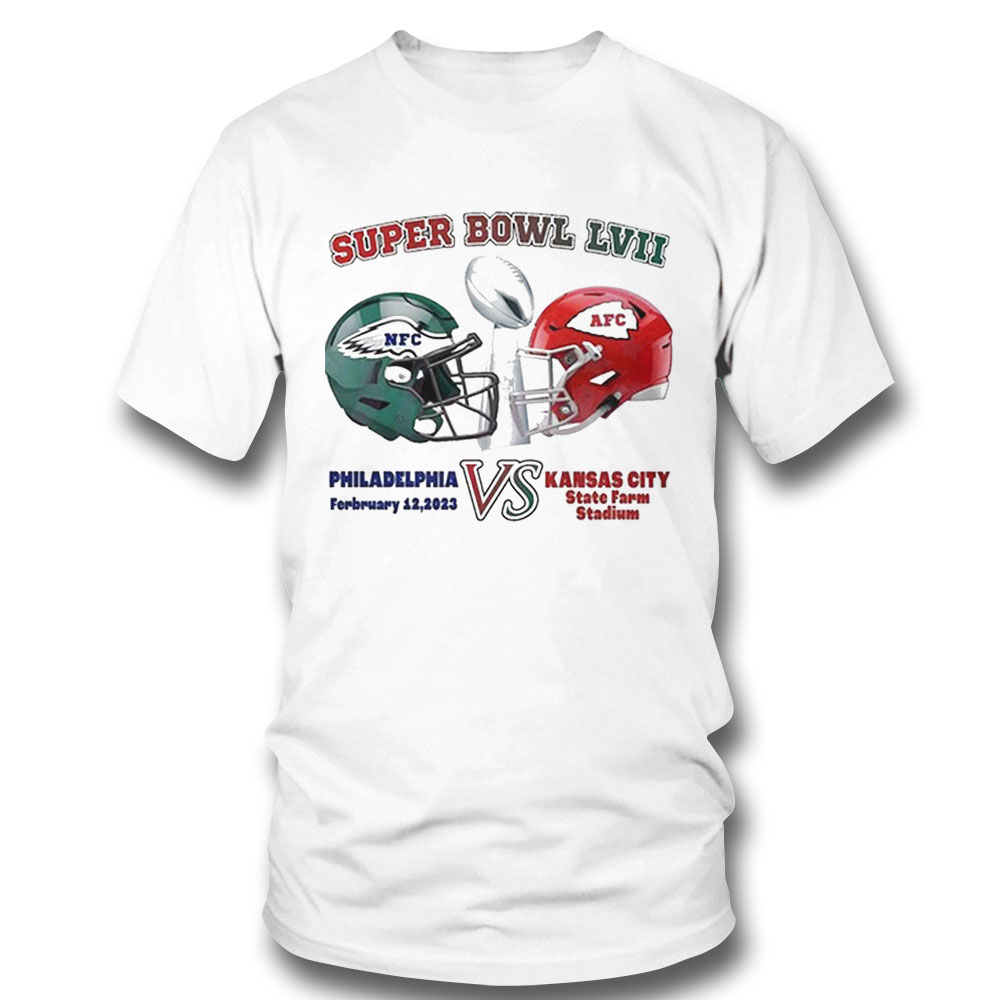 Super Bowl LVII Sweatshirt Philadelphia Vs Kansas City Shirt