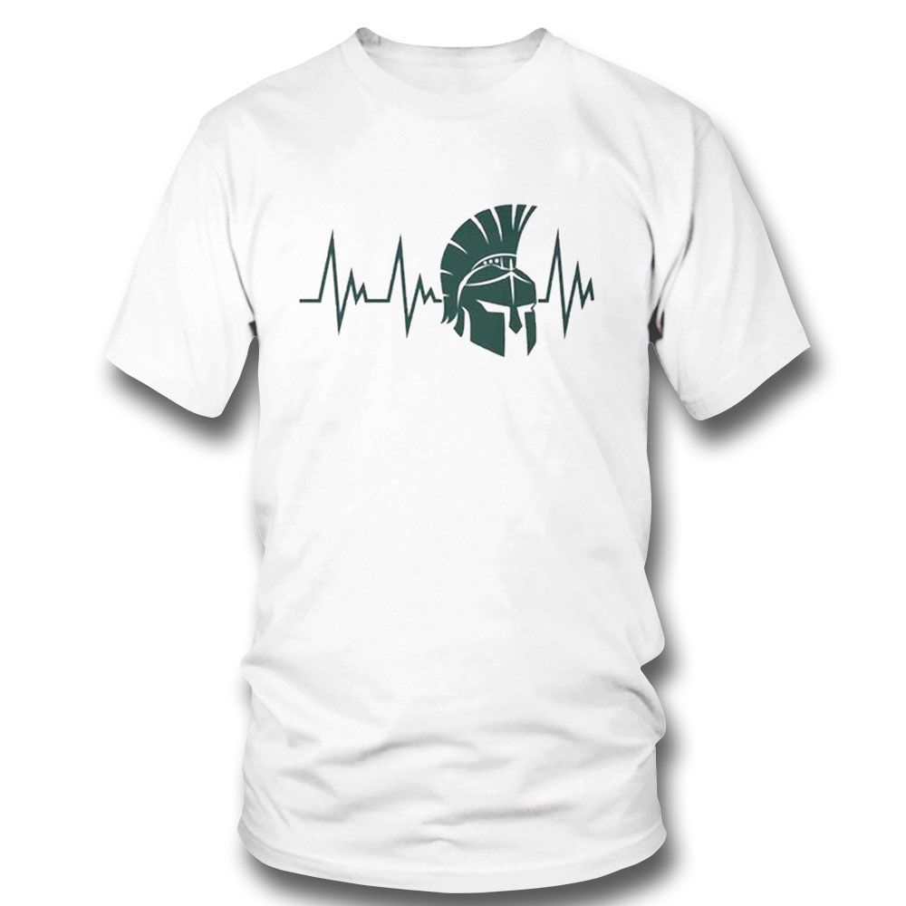 Support Spartan Strong Heartbeat Pulse End Gun Violence Shirt Hoodie