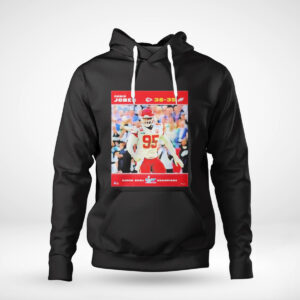 1 Hoodie Chris Jones Kansas City Chiefs Super Bowl Lvii Champions Sublimated Plaque Shirt Hoodie