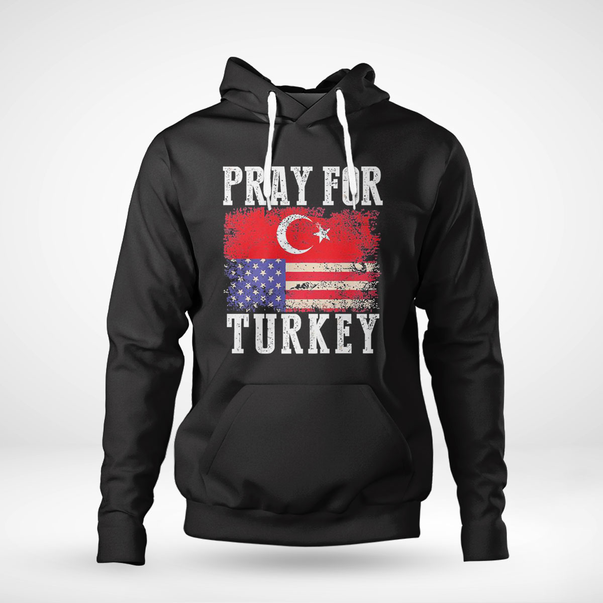 American Pray For Turkey Shirt Ladies Tee