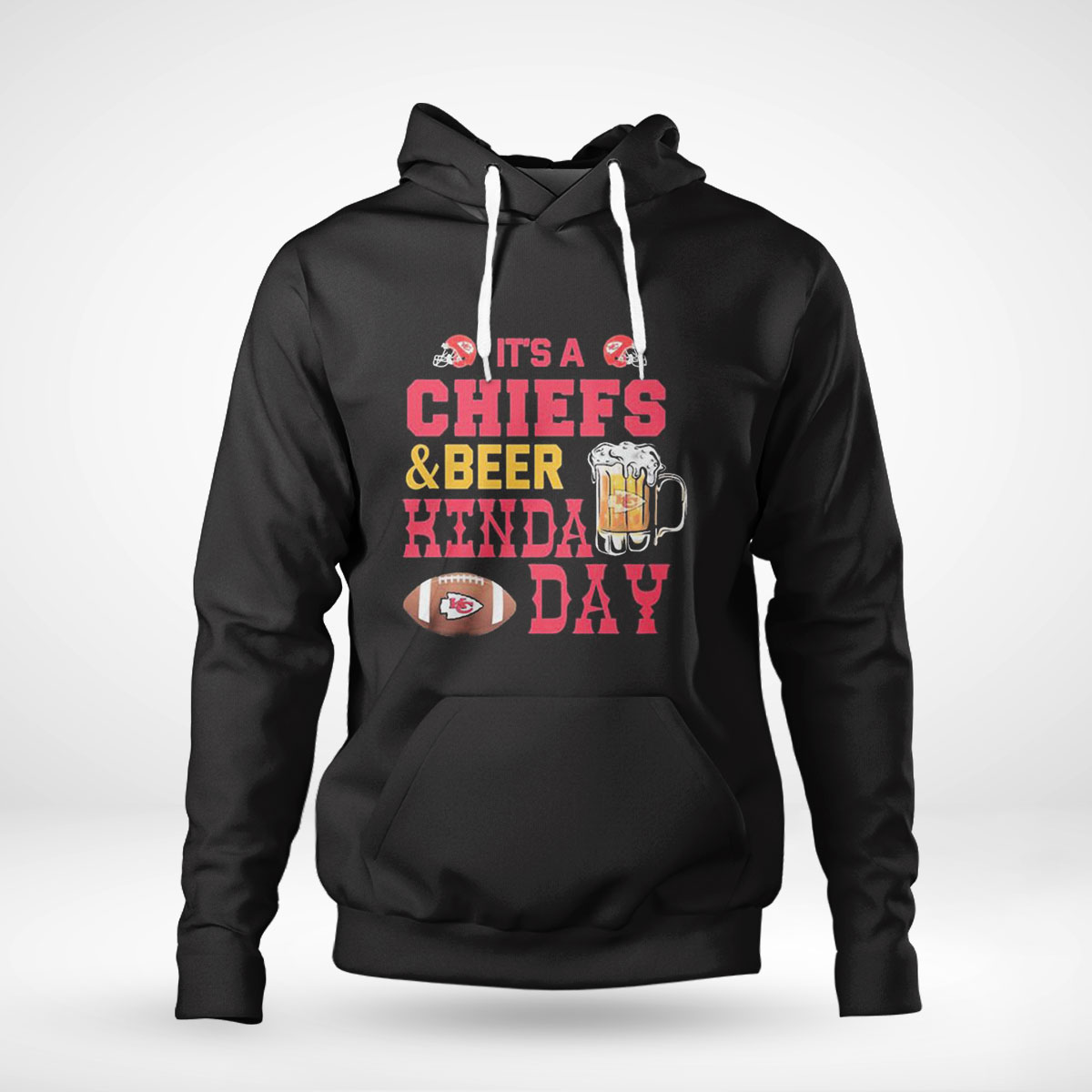 Its A Chiefs Beer Kinda Day Shirt Ladies Tee