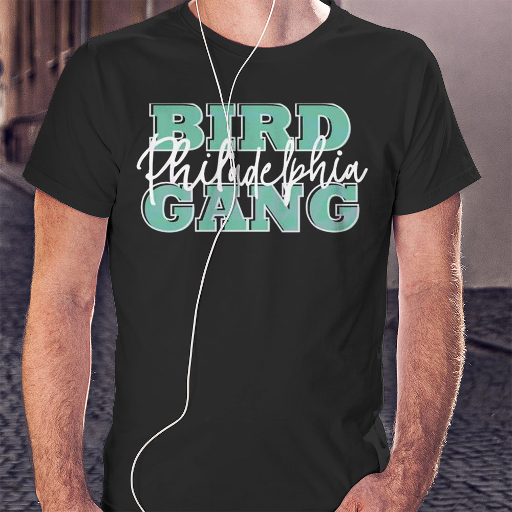 Bird Gang Philadelphia Philly Eagles Football Shirt Longsleeve