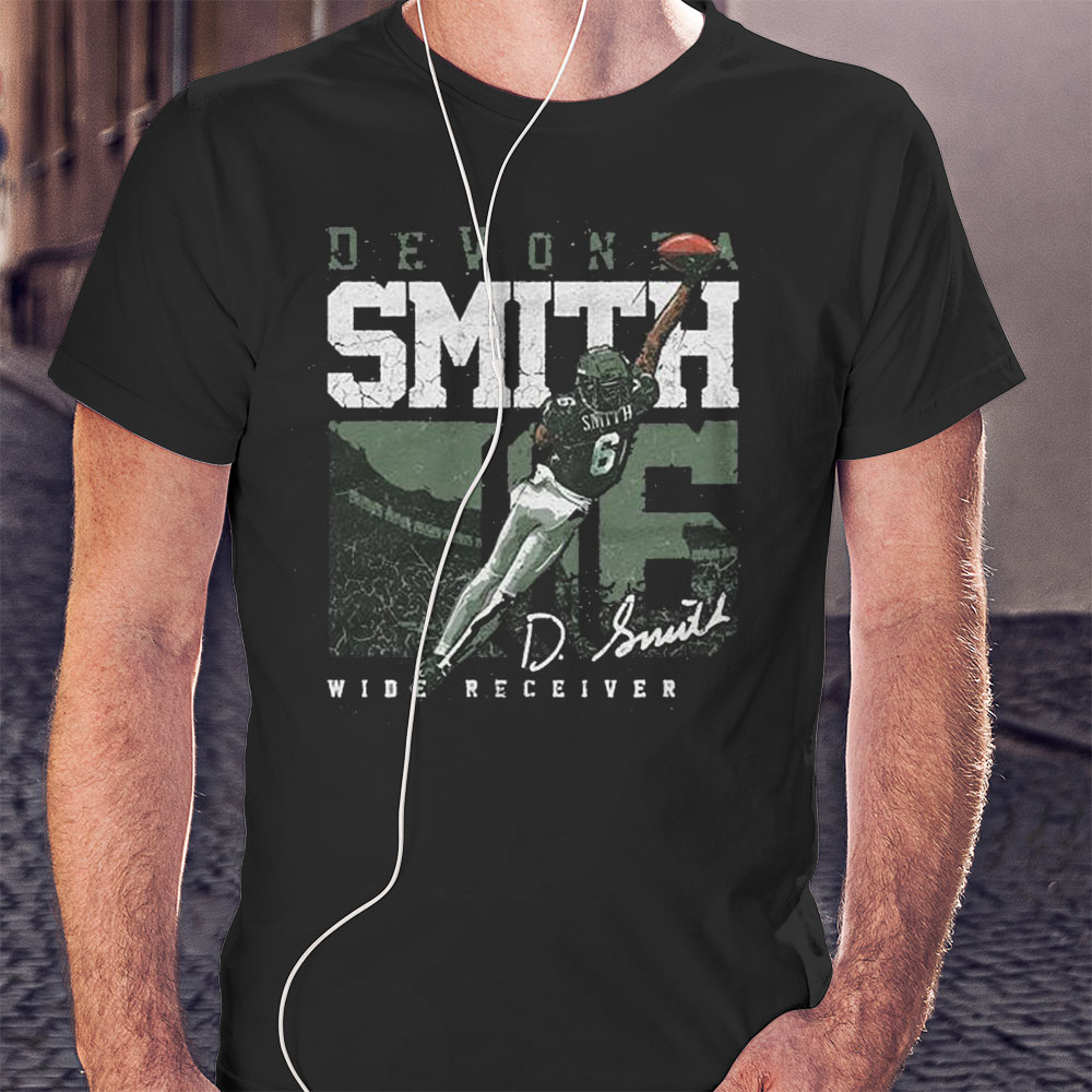 Devonta Smith Philadelphia Eagles Catch Wide Receiver Signature Shirt Longsleeve