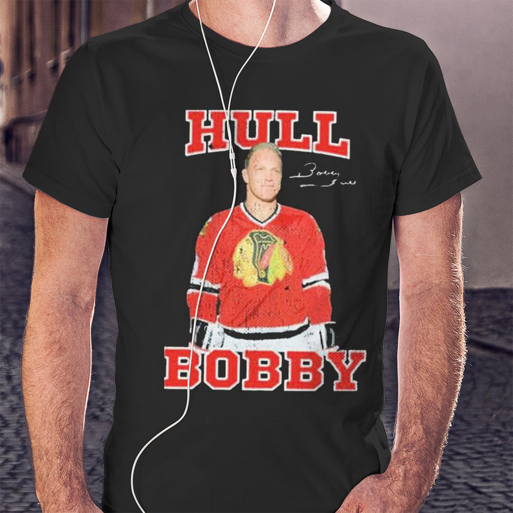 Distressed Design Robert Hull Bobby Hull Shirt Longsleeve