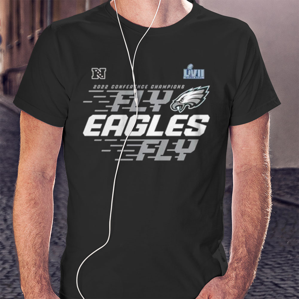 Fly Eagles Fly 2022 Nfc Champions Shirt Ladies T-shirt