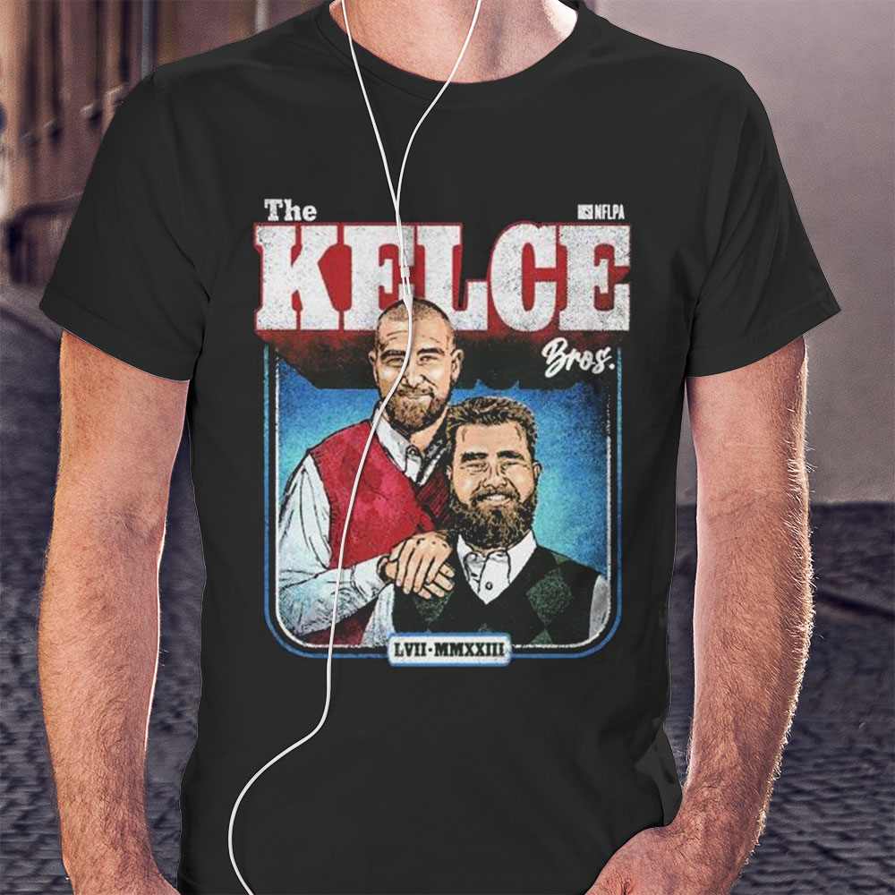 Jason Kelce And Travis Kelce The Kelce Bros Shirt Longsleevev