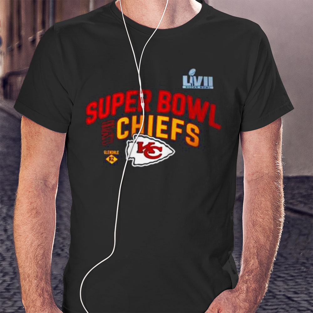 Kansas City Chiefs Vs Philadelphia Eagles Super Bowl Lvii Match Shirt Ladies T-shirt