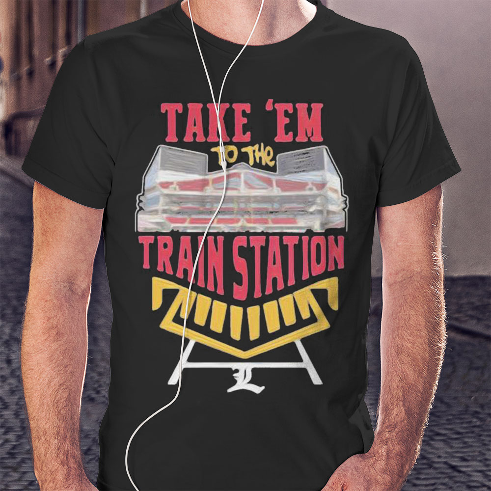 Kansas City Chiefs Take Em To The Train Station Shirt Ladies T-shirt