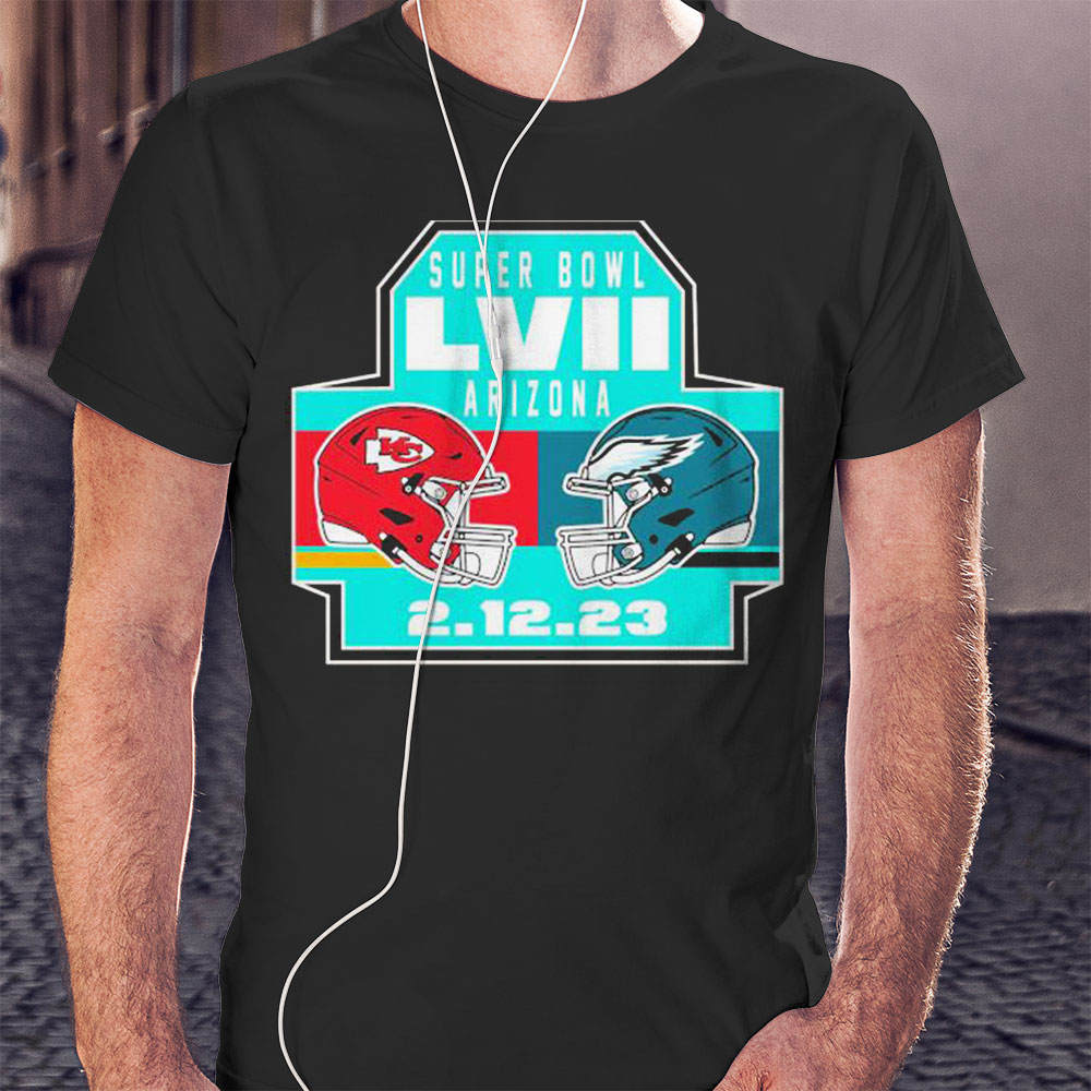 Kansas City Chiefs Nike Super Bowl Lvii Team Logo Lockup Shirt Ladies T-shirt