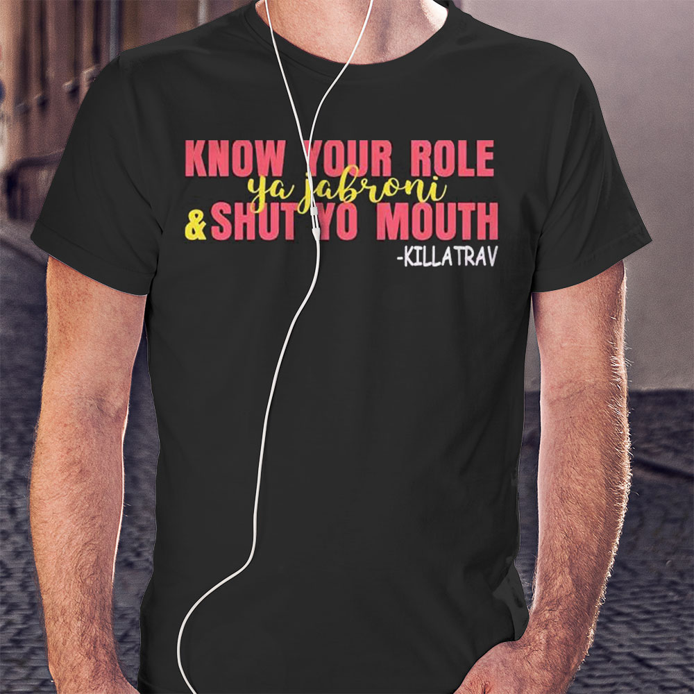 Kelce Know Your Role Shut Mouth Football Shirt Longsleeve