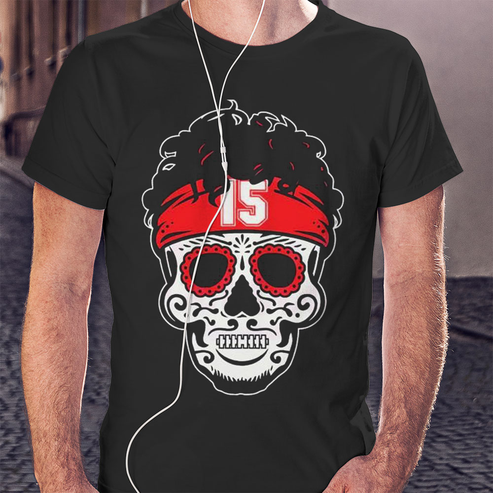 Patrick Mahomes Sugar Skull Shirt Longsleeve