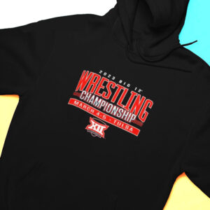 Hoodie Official Big 12 Wrestling Championship 2023 Tulsa Shirt Hoodie