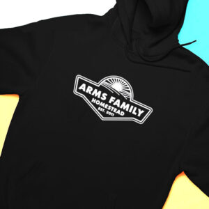 White Arms Family Merch Arms Family Homestead Logo Shirt, Hoodie