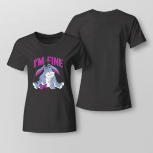 Lady Tee Eeyore Im Fine T Shirt